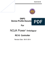 NOJA-522-06 RC10 DNP3 Device Profile