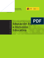 Educación Especial e Inclusión Educativa