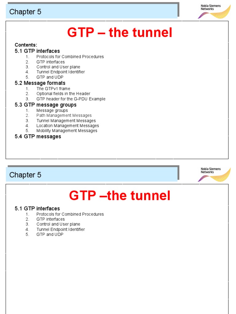 GTPv1 Protocol Data Unit Overview | PDF | Transmission Control Protocol ...
