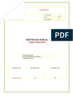 Formulir Instruksi Kerja (Ik)