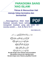 D.paradigma Sains Islami