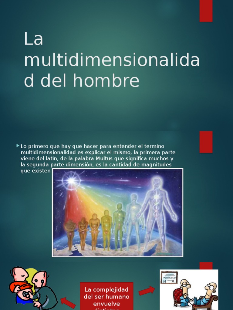 La Multidimensionalidad Del Hombre 1 | PDF | Las emociones | Homo Sapiens
