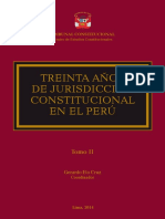 Treinta Años de Jurisdicción Constitucional en El Perú Tomo II