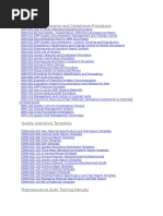 GMP Quality Assurance and Compliance Procedures