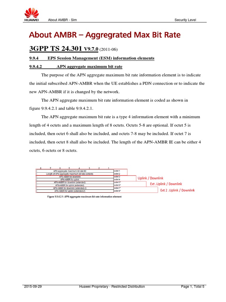Technical Case - AMBR Calculation | PDF