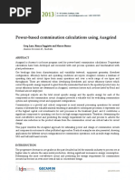 Power-Based Comminution Calculations Using Ausgrind