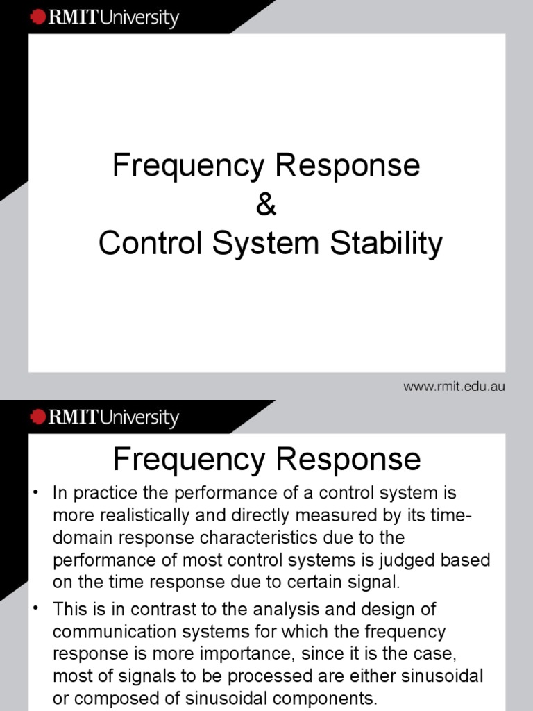 Frequency Response and Control Stability | Download Free PDF | Control ...