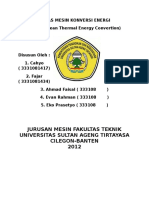 Tugas Mesin Konversi Energi