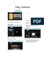Using Animoto