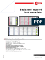 Basic panel-mounted fault annunciator configuration