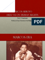 13 Marcos-Arroyo déjà vu on human rights - Dean Raul Pangalangan