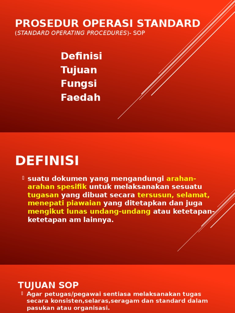 Prosedur Operasi Standard Recovered Pdf