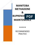 CPSM Manitoba Methadone & Buprenorphine Maintenance - Recommended Practice