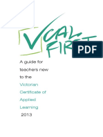 VCAL First Teacher Book