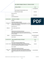 Proposed Itinerary Jan19th