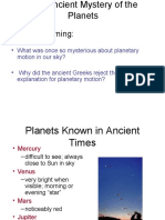 6. Motions in Solar System Student