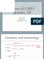 Theory of CAD I