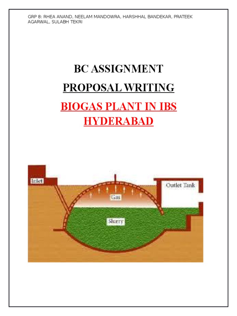 Biogas Plant Project | PDF | Biogas | Anaerobic Digestion