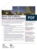 UKTI Market Visit To Mexico March 2016