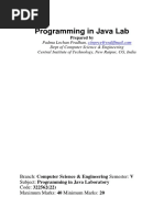 Java Lab