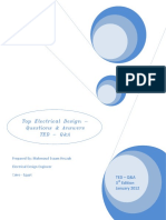 Top Electrical Design - Questions & Answers (TED - Q&A) - 3rd Edition 2