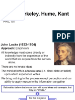 Locke Berkeley Hume Kant