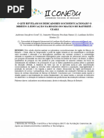Conedu - o Que Revelam Os Indicadores