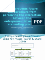 What Prevents Future Entrepreneurs From Perceiving The Interaction Between The Entrepreneurial and The Accounting Process