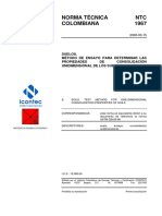 Ntc1967 - NTC1967 - MÉTODO DE ENSAYO PARA DETERMINAR LAS PROPIEDADES DE Método de Ensayo para Determinar Las Propiedades de Consolidación Unidimencionales de Los Suelos