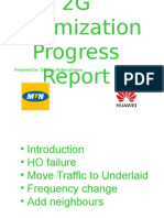2G Optimization Progress Report 06-19-15