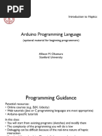 Arduino Programming Language