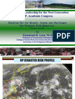 12 Issues and Challenges for Disaster Risk Reduction - Dr. Emmanuel M. Luna - Reaching Out for Breath