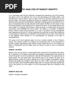 Download Semiotic Analysis of Banksy Graffiti by Nitin Pillai SN295980179 doc pdf
