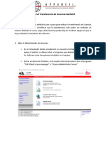 Tutorial Transferencia de Licencias GeoMoS