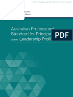 Australian Professional Standard for Principals and the Leadership Profiles