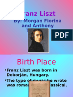 Franz Liszt My Morgan Fiorina