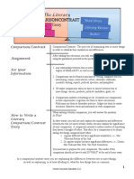 The Literary Comparison Contrast Essay