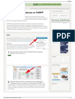 Cómo Instalar Wordpress en XAMPP