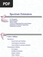 Spectrum Estimation