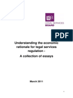 Economics of Legal Services Regulation Discussion Papers Publication Final