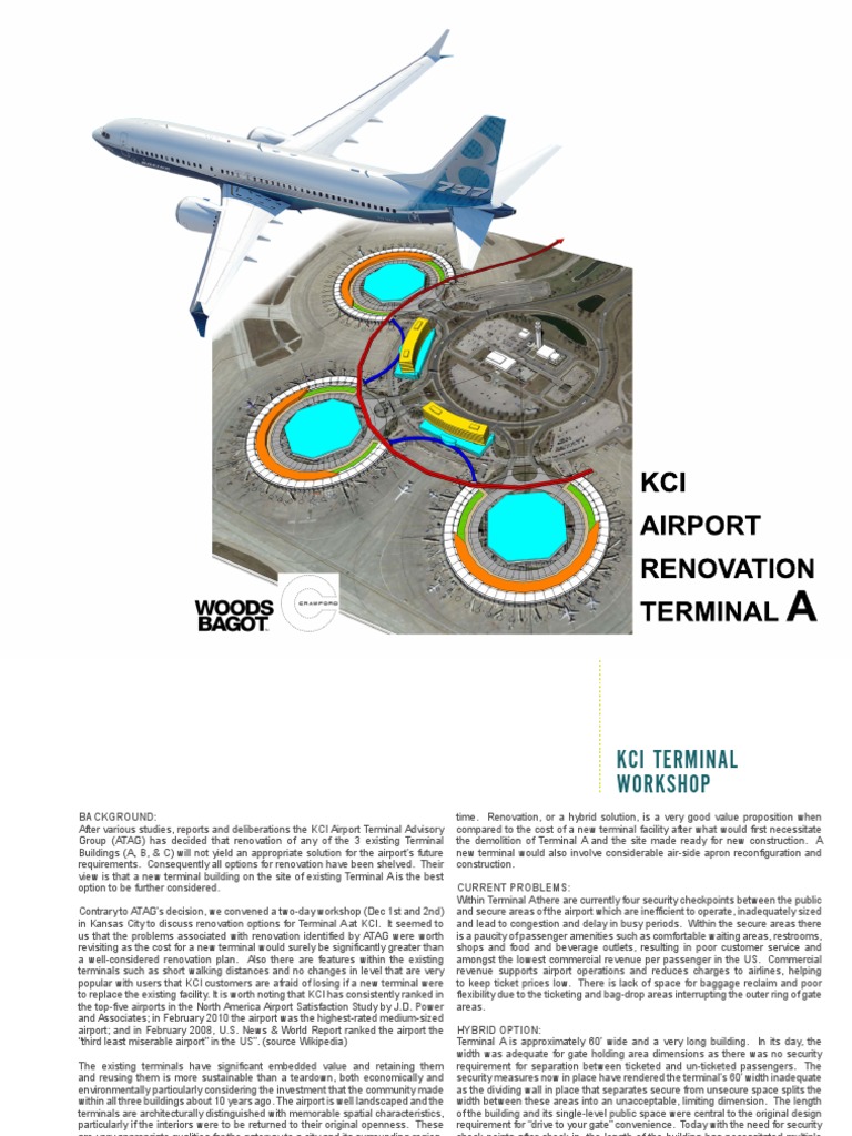 KCI Terminal A Renovation Proposal | PDF | Parking | Architect