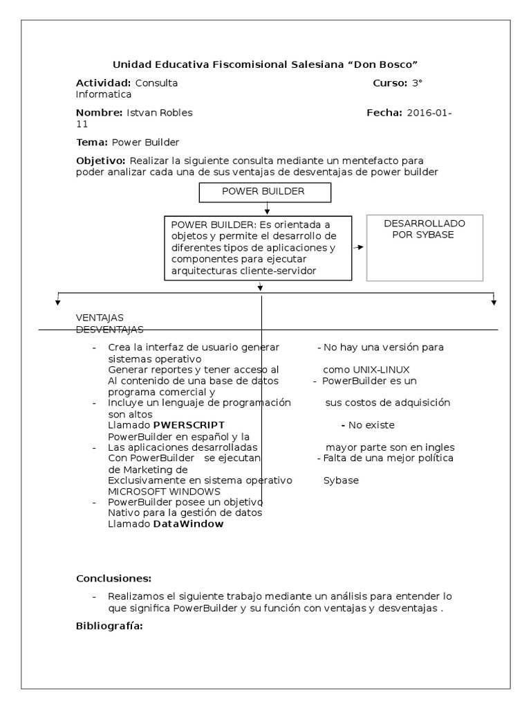 Power Builder Pdf Software De La Aplicacion Software