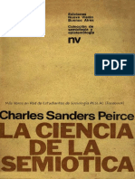 [Charles Sanders Peirce] La Ciencia de La Semiotica RESLAC