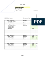 Gantt Chart Template