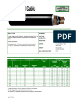 3c Cu Xlpe PVC 12.7 (22) KV Heavy Duty Cws