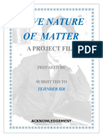Wave Nature of Matter: A Project File