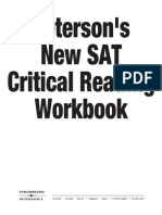 Peterson's Critical Reading Workbook
