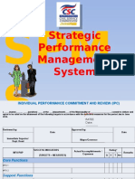 Strategic Performance Management System: SPM S