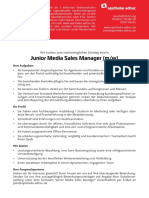 Junior Media Sales Manager (m/w)
