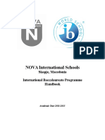 Handbook For IB-NOVA 2011-13